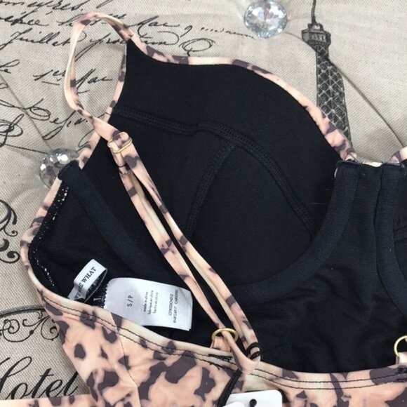 Weworewhat Tortoiseshell Printed Danielle Swimsuit - Picture 6 of 8